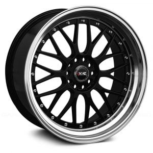 XXR 521 Black w/ Machined Lip